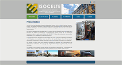 Desktop Screenshot of isocelte.com