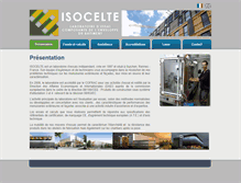 Tablet Screenshot of isocelte.com